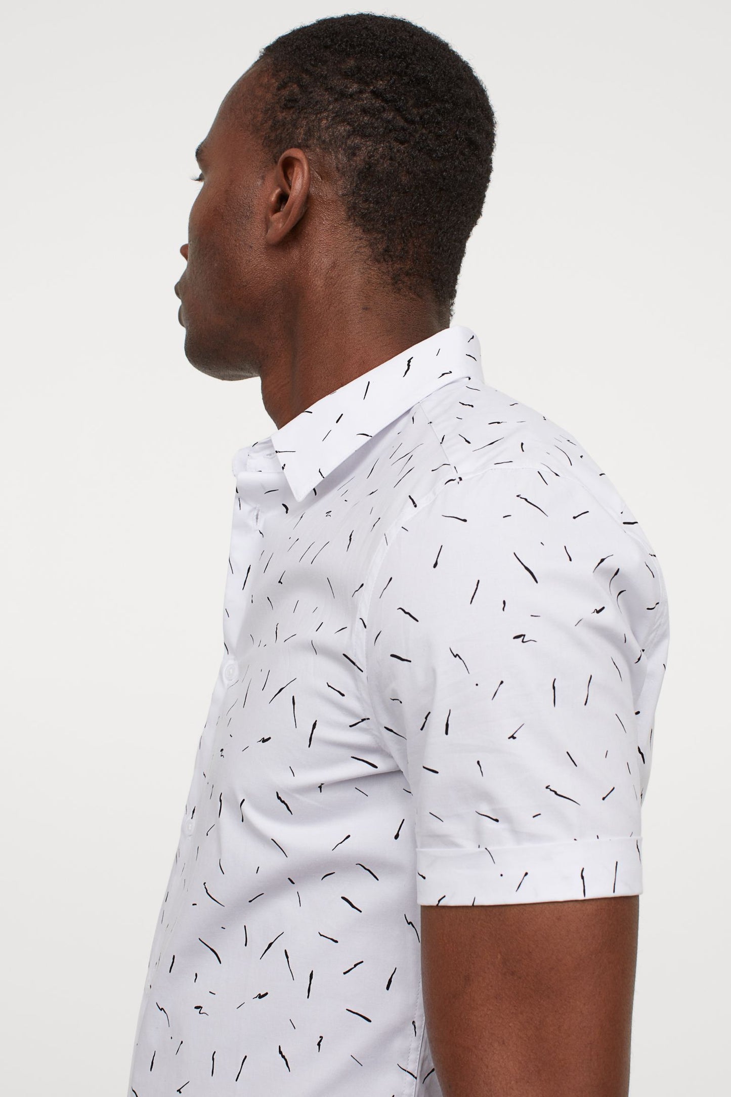Muscle Fit Cotton Shirt