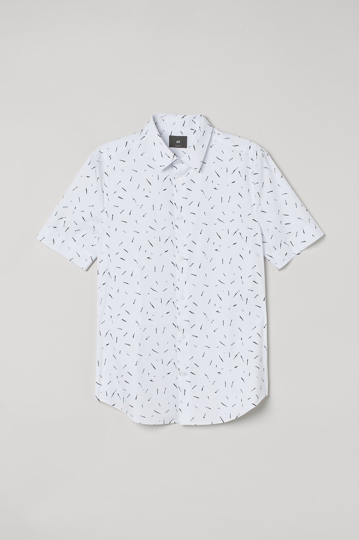Muscle Fit Cotton Shirt