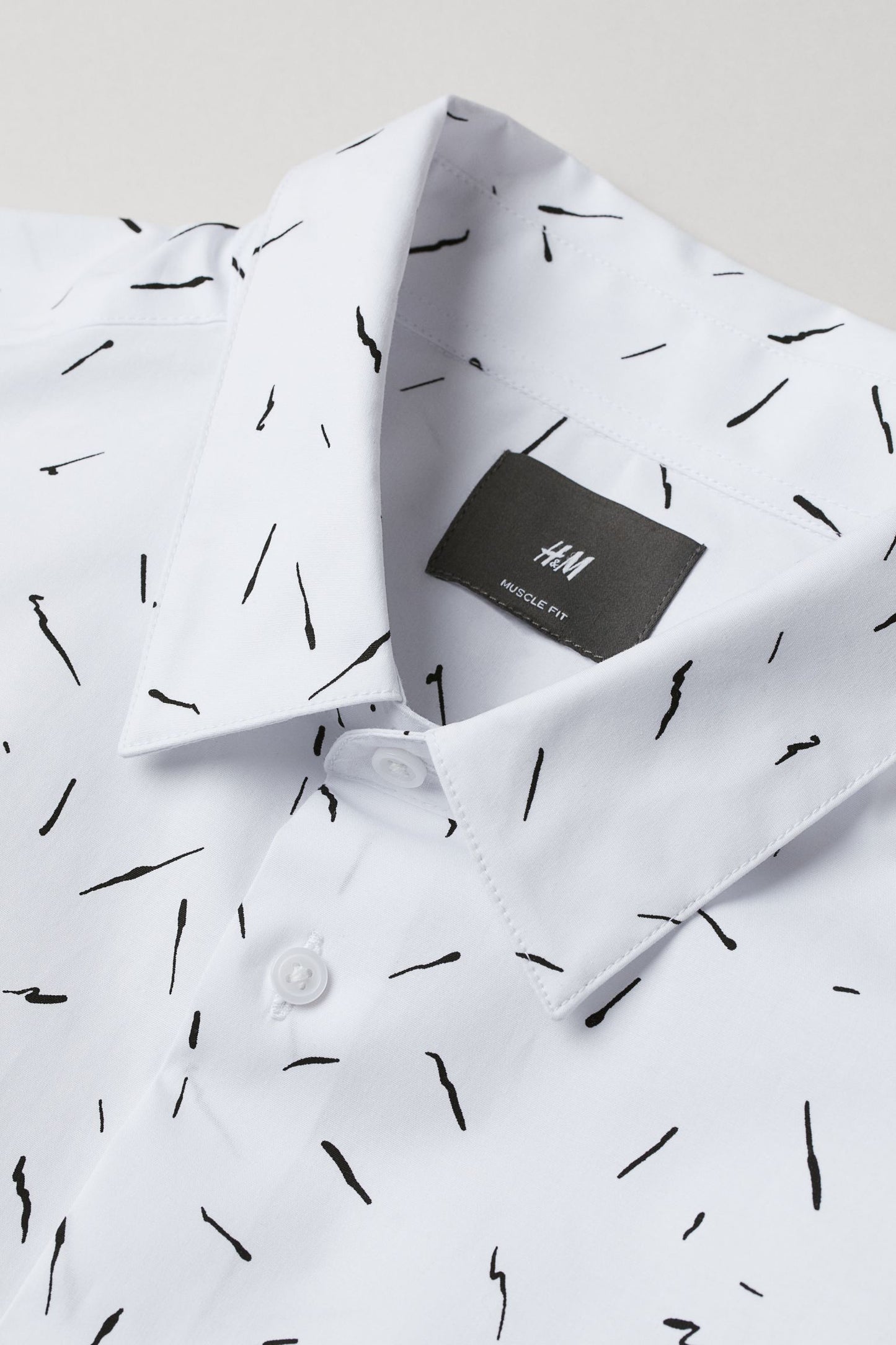 Muscle Fit Cotton Shirt